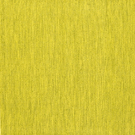 Ahgly Company Indoor Square Abstract Yellow Contemporary Area Rugs, 5' Square