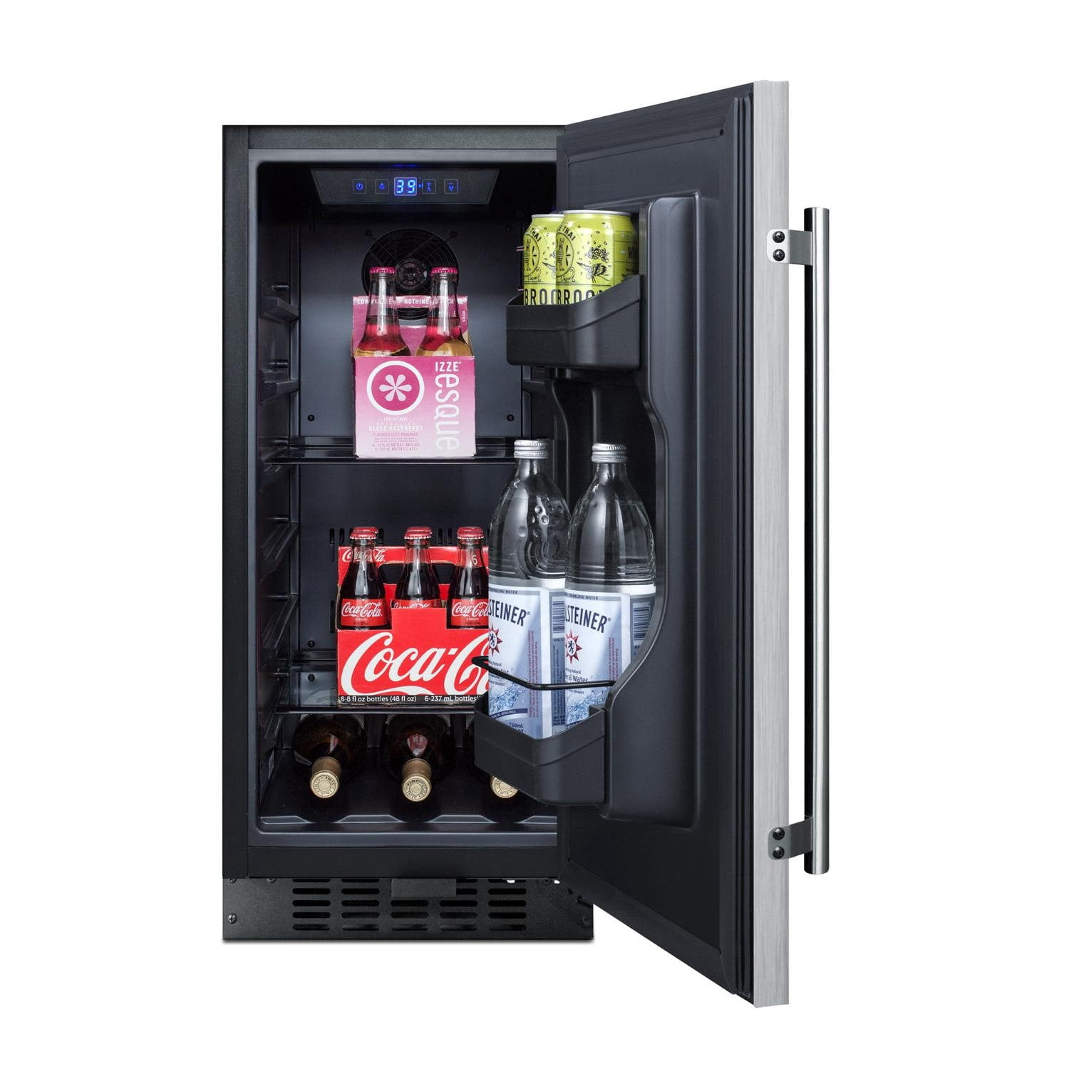 Summit 15-Inch 3.0 Cu. Ft. Commercial Outdoor Rated Compact Refrigerator - Stainless Steel - SPR316OSCSS