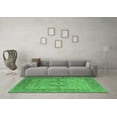 thumbnail image 3 of Ahgly Company Indoor Square Oriental Emerald Green Industrial Area Rugs, 5' Square, 3 of 4