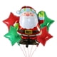 thumbnail image 4 of Juego de 5 globos navideños con forma de Papá Noel, muñeco de nieve, medias para árbol, campanas, globos de helio, decoraciones para fiestas de Navidad de Año Nuevo, juguetes para niños, 4 of 5