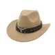thumbnail image 2 of Sombrero de vaquero para adultos Yuyangstore Color camello, 2 of 8