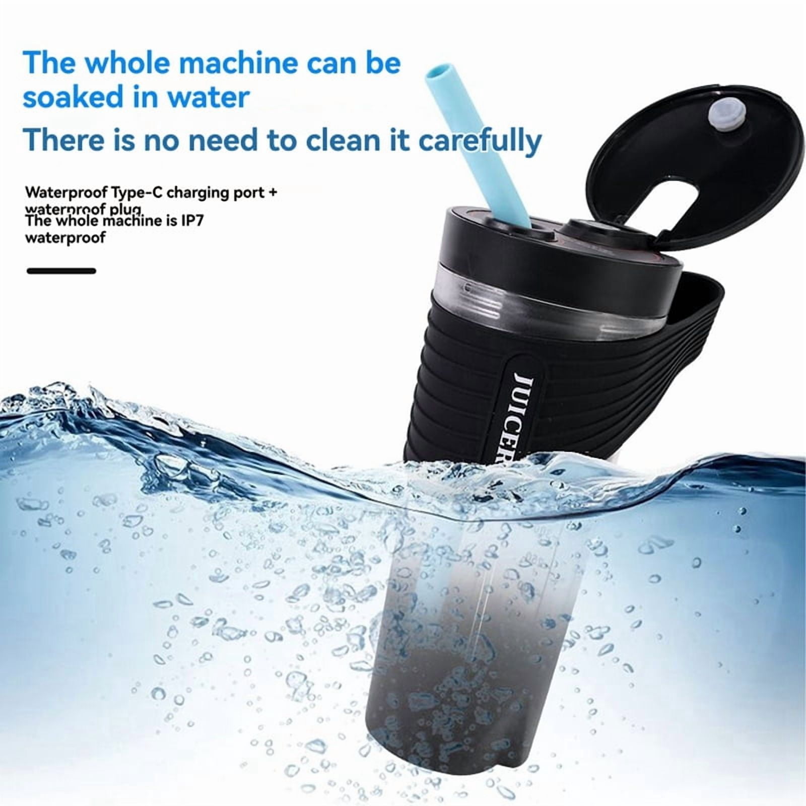 Juicer Electric Juicer Multi-Function Juicer Home Use Mini Portable Black