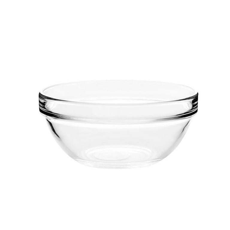 Glass salad bowl 14.5xh9.5cm