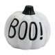 thumbnail image 4 of Figura de calabaza, decoración de Halloween, adorno decorativo, estatua, accesorios para casa embrujada, para mesa de interior, jardín, vacaciones Blanco marfil, 4 of 9