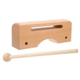 thumbnail image 1 of Homoyoyo Classroom Instruments Wood Rhythm Sticks Light Brown 1Pcs, 1 of 5