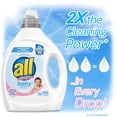 thumbnail image 2 of Detergente líquido para ropa All Gentle for Baby, 2 x 75 oz, 2 of 6