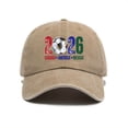 thumbnail image 3 of Lispipm Washed Cotton Plain Baseball Cap for Women Men Summer Outdoor Team 2026 Player Hats Ladies Casual Trucker Caps Brown, 3 of 6