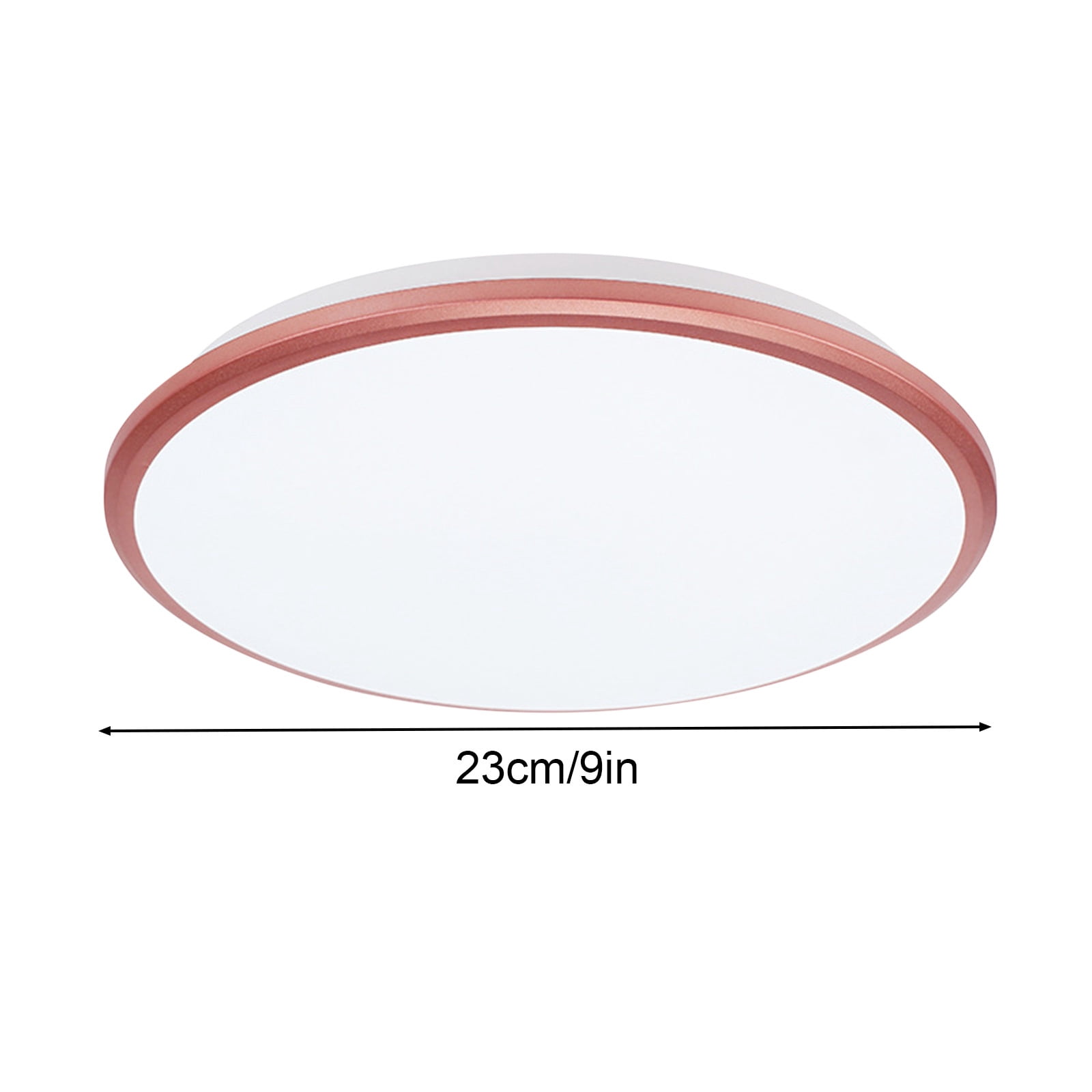 Ceiling Light 9 Inch 24W Flush Mount LED Ceiling Lights, Modern Round 2" Ultra Thin Ceiling Lamp Surface Mount for Living Room Bedroom Kitchen Basement Lighting Fixture