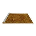 thumbnail image 2 of Ahgly Company Machine Washable Indoor Square Persian Yellow Traditional Area Rugs, 6' Square, 2 of 4