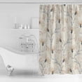 thumbnail image 2 of Abstract Flower Leaves Classical Floral Shower Curtain for Bathroom, Country Wildflower Waterproof Shower Curtains Washable Quick Dry with Hooks Bathtub Curtains 36x72 IN, 2 of 7