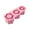 Pink, variant on Fudge Tray Easy Release Ice Ice100k100 3 Grid Silicone Maker With Lid Hollow Cylinder Moulds For 30 40 Oz Ice Tray Cups Accessories