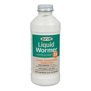 Durvet Liquid Wormer 2x for Puppies and Adult Dogs 8 oz. Hookworms Roundworms Safe