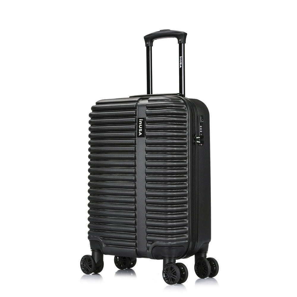 united colors luggage black 20in