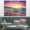 thumbnail image 3 of Designart 'Morning with Flowers in Mountains ' Landscape Photography Canvas Print, 3 of 3