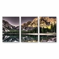 thumbnail image 2 of IDEA4WALL 3 Piece Landscape Canvas Prints Wall Art Green Forest Mountain and Lake - 16"x24"x3 Panels, 2 of 5