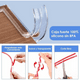 thumbnail image 4 of Kit Cinta Doble Cara Silicona y 12 Protectores de Esquina Antigolpes Autoadhesivos UNIVERSOENLINEA.COM, 4 of 9