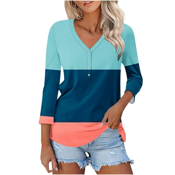 Tops For Women Summer Sexy Trendy Plus Size Tops For Women Dressy Summer White Long Sleeve Shirts For Women 100% Cotton Womens Blouses Long Sleeve Womens T Shirts V Neck Cotton