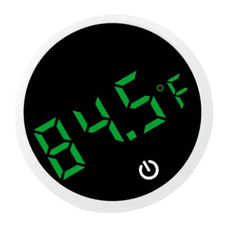 Fishtanks Digital Thermometers LED Display Accurate Temperature Gauge for Reptiles Tanks wth Stick On Rechargeable Desig