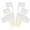 White, variant on JZROCKER 100pcs Blank Toothpick Flags Mini Food Labels Cheese Marker Picks Cupcake Topper