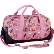 Wildkin Horses in Pink 18” Overnighter Duffel Bag, Pink