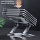 thumbnail image 3 of sweethay Soporte plegable para tableta Soporte ajustable de aleación de aluminio Manos libres para computadora portátil Soporte para teléfono Electrónica Menos de 17 pulgadas, 3 of 6