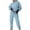 Sky Blue, variant on LEBONYARD Women's Trendy Clearance Sweatshirts And Sweatpants Set Drawstring Hooded Sweatshirts Solid Color Pullover Sweatshirts And Loose Sweatpants