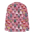 thumbnail image 4 of Auroural Cardigan Sweaters for Women Oversized Ladies' Casual Printed Knitted Cardigan with Button Up Jacket and Top, 4 of 5