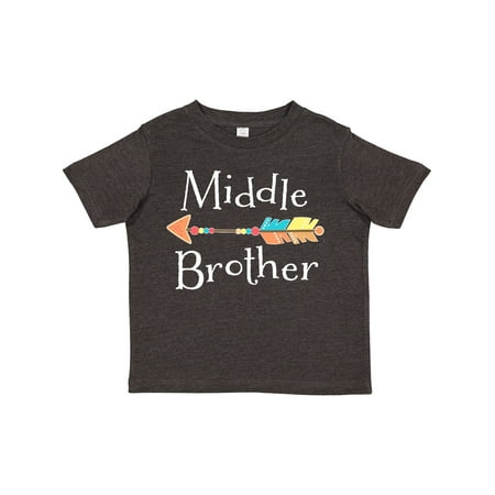 

Inktastic Middle Brother- Arrow Gift Toddler Boy Girl T-Shirt