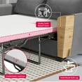 thumbnail image 7 of Mjkone Queen Pull Out Sofa Bed,Loveseat Sleeper Sofa with Mattress,2-in-1 Convertible Sleeper Couch,Grey, 7 of 7
