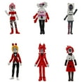 thumbnail image 1 of KEVCHE 6Piezas 10cm Figuras de Hazbin Hotel, Adam Hazbin Hotel Juguetes de Colección Helluva Boss Figuras de Acción Hazbin Hotel Angel Dust Alastor Gato Lucifer Charlie, Juguetes para Ninos, Edad 4+, 1 of 6