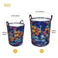 thumbnail image 5 of Fotbe Colorful Fall Leaves Laundry Basket with Handles, Waterproof Large Laundry Hamper, Wash Bag for Corner Dorm, Rolling Laundry Basket with Handles-Small, 5 of 8