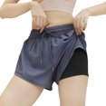 thumbnail image 1 of Pantalones cortos de malla para mujer, pantalones cortos de malla holgados para mujer, pantalones cortos de malla deportivos para mujer, 1 of 6