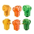 thumbnail image 3 of 30 Amp Rv Male Female Set 125V Heavy Duty For Caravan Motorhome Van Trailer Yellow-Female, 3 of 4