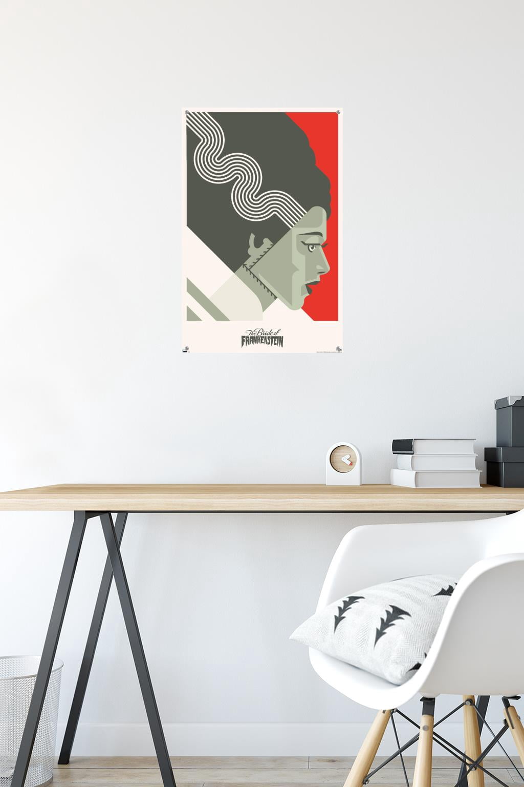 The Bride of Frankenstein - Graphic Wall Poster with Push Pins, 14.725" x 22.375"