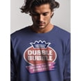 thumbnail image 2 of Officially Licensed Dubble Bubble Original Flavor Logo Men's Sweatshirt, 2 of 3