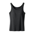 thumbnail image 3 of Aoochasliy Tank Tops with Built in Bra for Women 2026 Sleeveless Racerback Workout Lounge Camisole Summer Sports Padded Cami Tube Casual Yoga Tops, 3 of 9