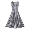 thumbnail image 2 of Vestido largo estampado de verano para mujer, sin mangas, para playa, bohemio, informal, con cuello redondo, talla grande, vintage, 2 of 5