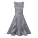 thumbnail image 2 of Vestido largo estampado de verano para mujer, sin mangas, para playa, bohemio, informal, con cuello redondo, talla grande, vintage, 2 of 5