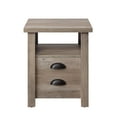 thumbnail image 3 of Better Homes & Gardens Granary Modern Farmhouse End Table, Rustic Gray, 3 of 7