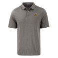 thumbnail image 2 of Men's Cutter & Buck Gray Baldwin Wallace Yellow Jackets Coastline Epic Comfort Eco Recycled Polo, 2 of 3