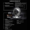 thumbnail image 3 of R1 Concepts Rear Brakes and Rotors Kit |Rear Brake Pads| Brake Rotors and Pads| Super Duty Brake Pads and Rotors| Sensor WGXC1-40002, 3 of 3