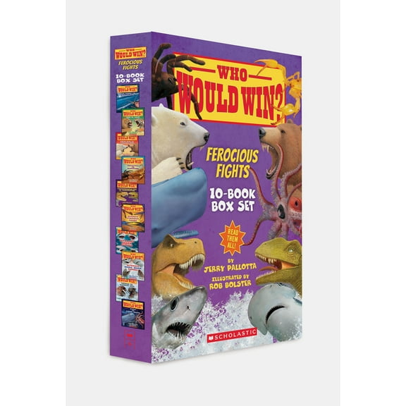 Who Would Win? Who Would Win? Ferocious Fights (10 Book Box Set), (Paperback)