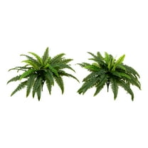 Nearly Natural 40in. UV Resistant Artificial Boston Fern (Indoor/Outdoor) - Set of 2