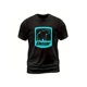 thumbnail image 1 of Bear Archery Hunting Bows Aqua Logo Hunter Men's Black T-Shirt, Short sleeves, Round Neck Tees, 1 of 5