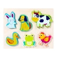 thumbnail image 3 of Juegos de rompecabezas de madera, juegos de desarrollo, colores y formas, cognición para niños pequeños Animal B, 3 of 9