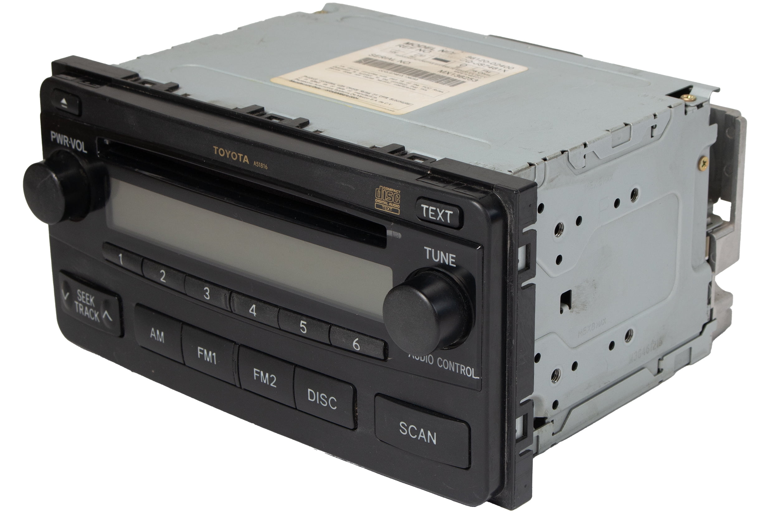 Restored 2004-2008 OEM Toyota Matrix AM FM CD Player Radio 86120-02400 Code A51816 (Refurbished)