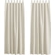 thumbnail image 1 of Cortinas Opacas Beige con Aislamiento Térmico Cortina Decoración de Ventana para Dormitorio Salón Puerta con Pestañas Ahorro de Energía, 2 Piezas, 140x175cm, Beige Claro Beige Claro 2x L 140 XH 175, 1 of 8