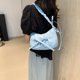 thumbnail image 4 of Bolso informal para mujer bolso de mano con lazo de Color sólido bolso de ocio para mujer bolso al aire libre, 4 of 9