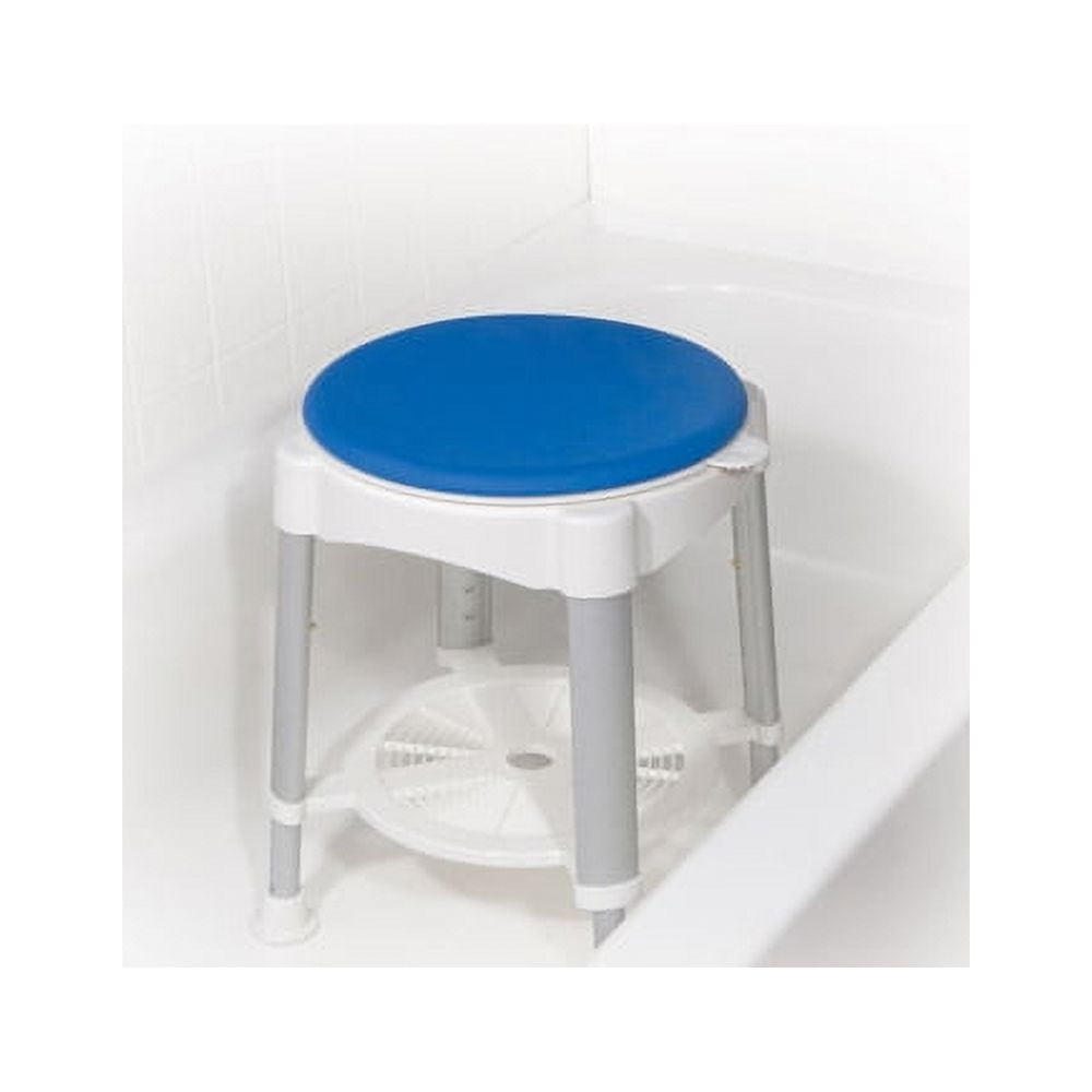 Drive Medical Adjustable Height Shower Stool with Rotating Seat