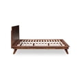thumbnail image 5 of Unique Furniture Solid Acacia Wood King Bed with Slats in Walnut, 5 of 7